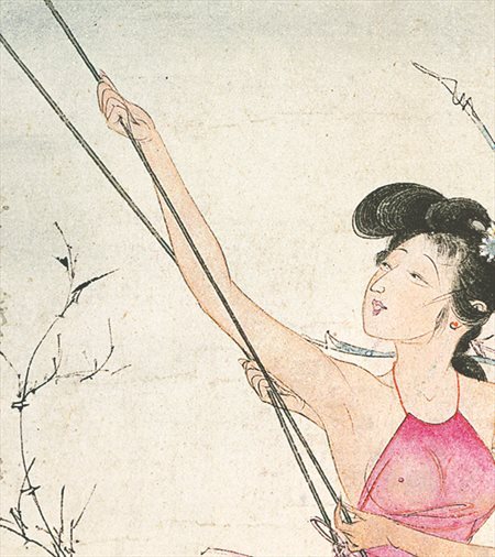 旬阳县-胡也佛的仕女画和最知名的金瓶梅秘戏图